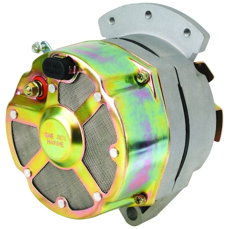 Wai Global Alternator, ALTDR MARINE REPL, 61 Amp12 Volt, CW, 1Groove Pulley 8904N